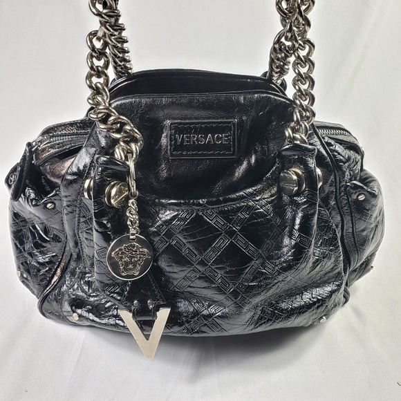 versace chain purse
